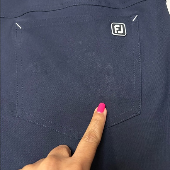 Bundle/2 Men’s FootJoy Golf Slacks. 1 Navy and 1 Tan. Size 38/30. Athletic Fit. - Picture 3 of 16